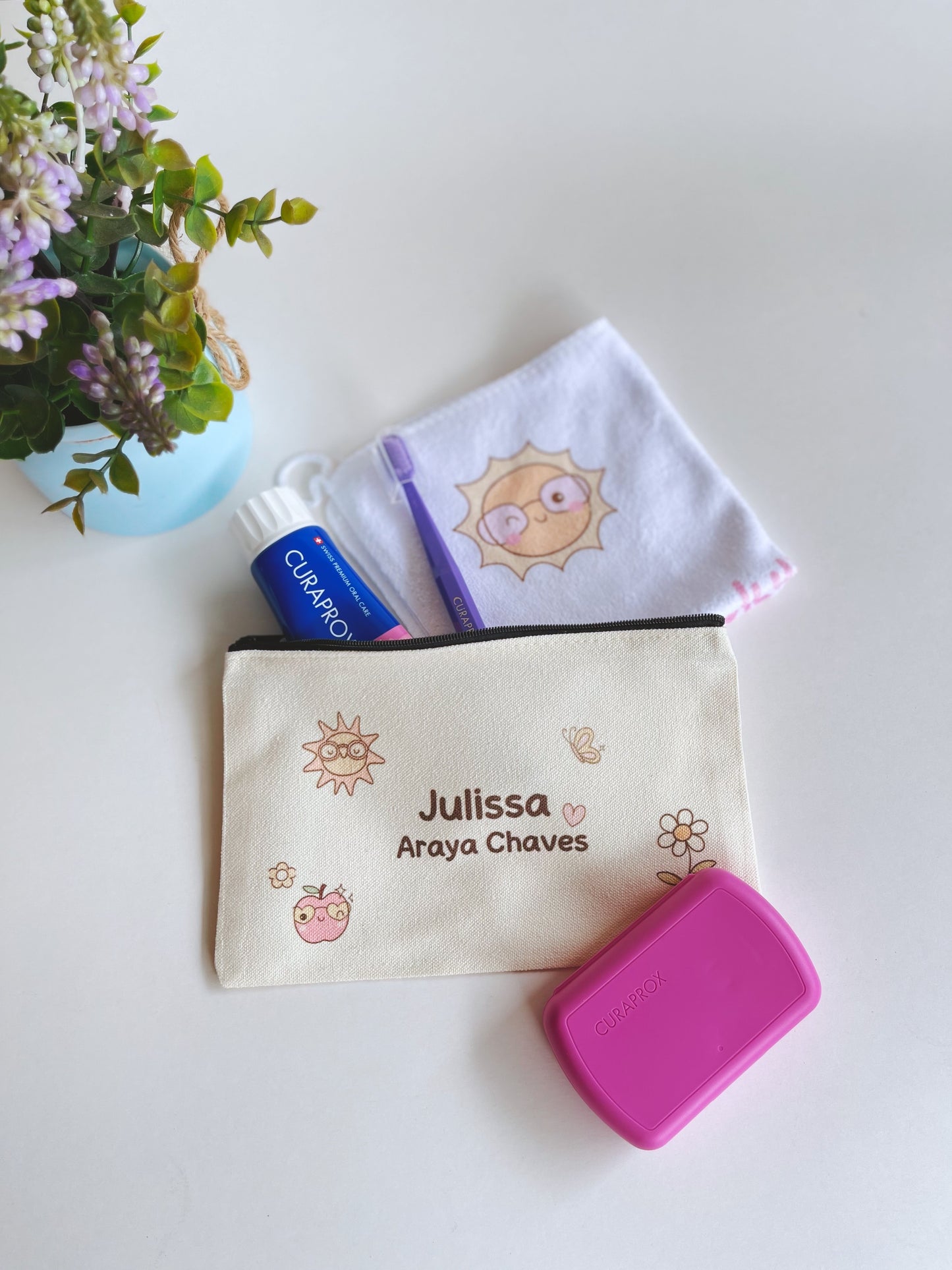 Cartuchera para cepillos de dientes o utensilios