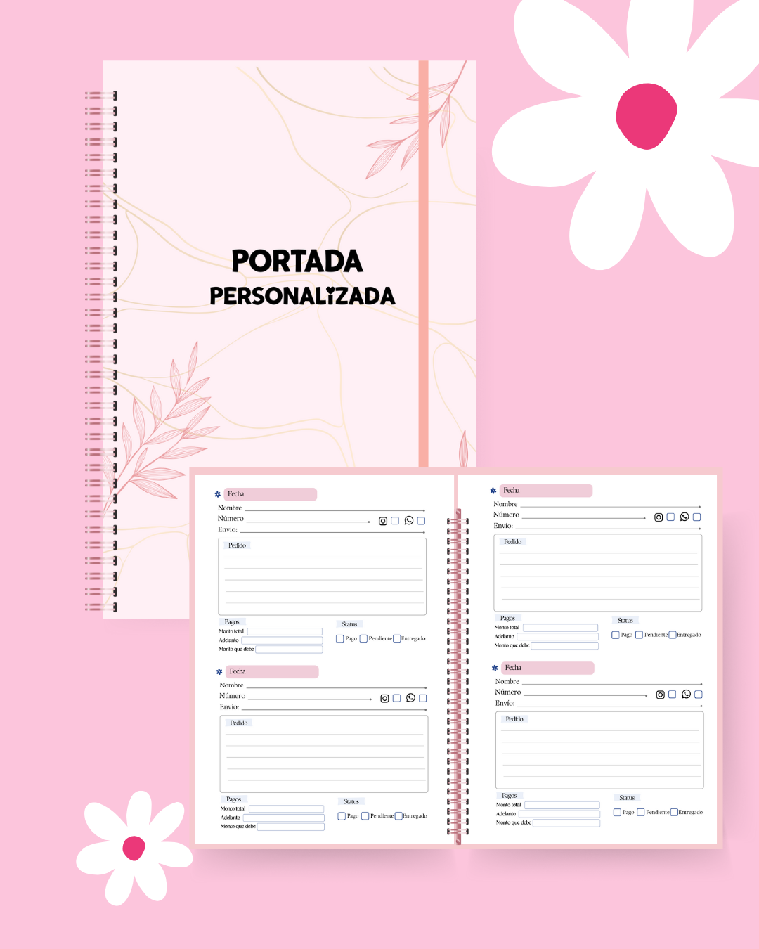 Hoja de dos pedidos
