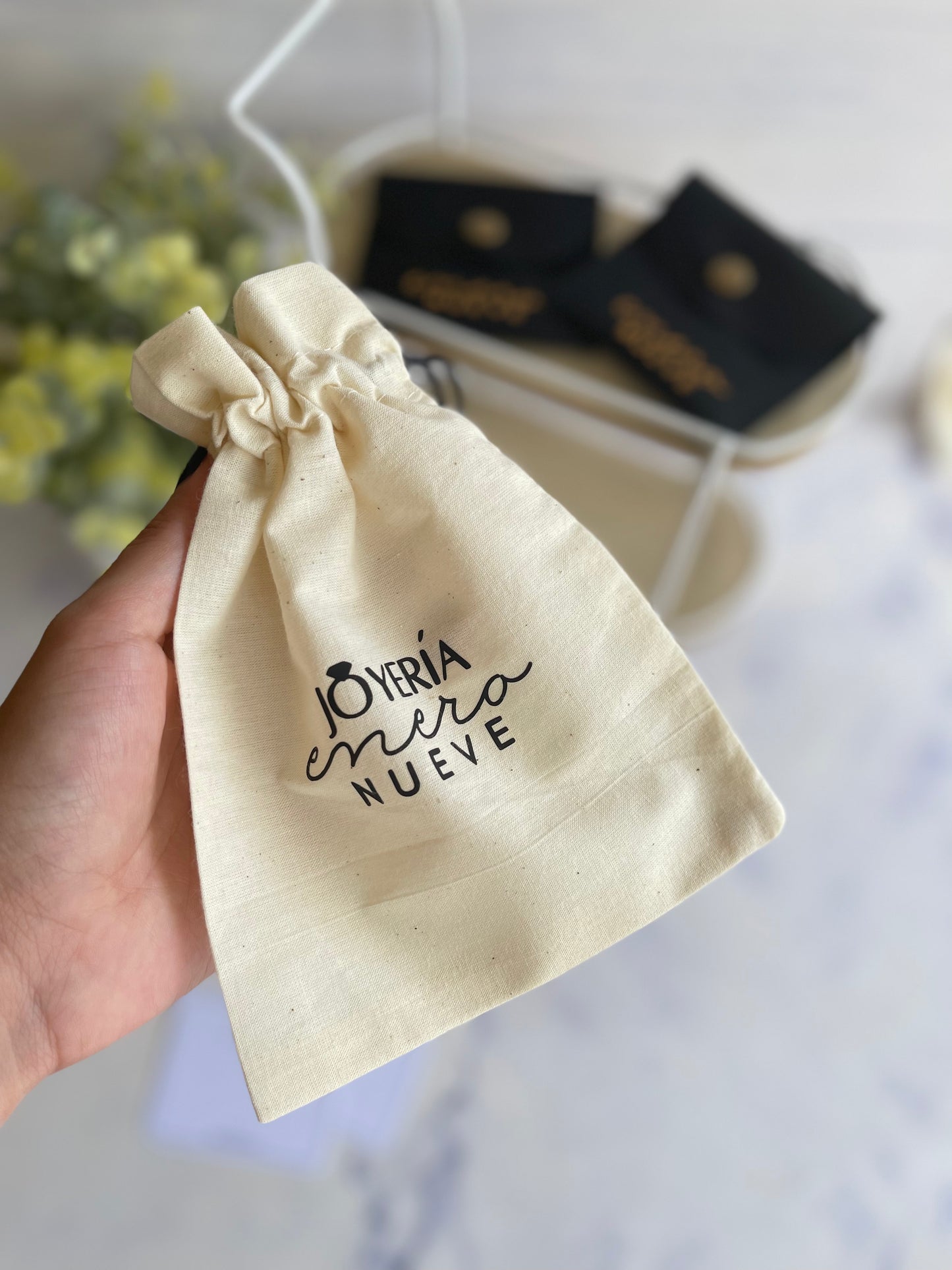 Bolsas de tela tipo saquito (medianas)