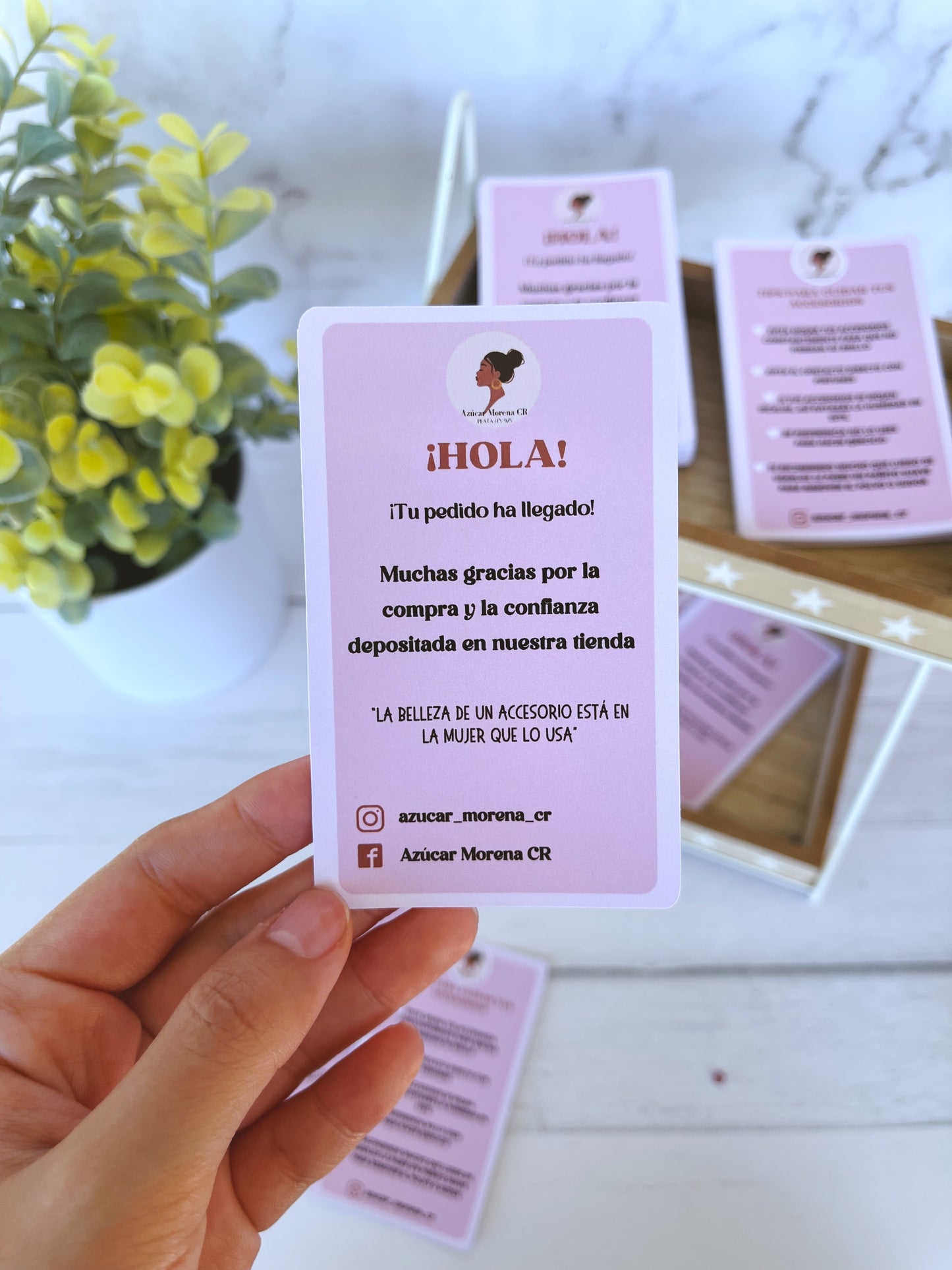 Tarjetas por ambos lados personalizadas
