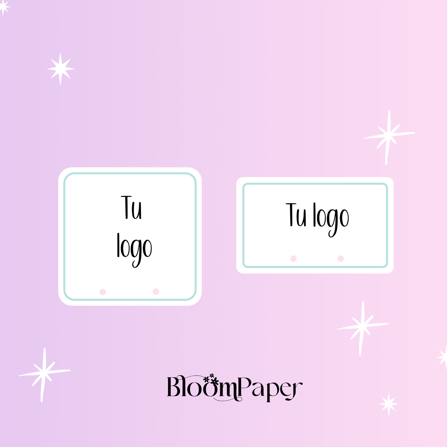 Tag sencillo para aretes