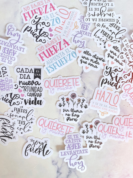 Stickers frases en español