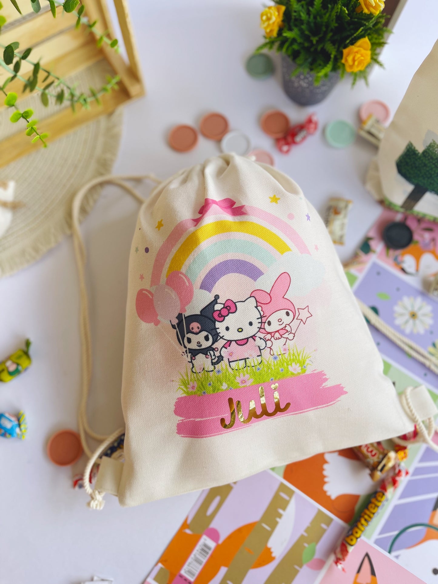 Bolsa tipo bolso atrás