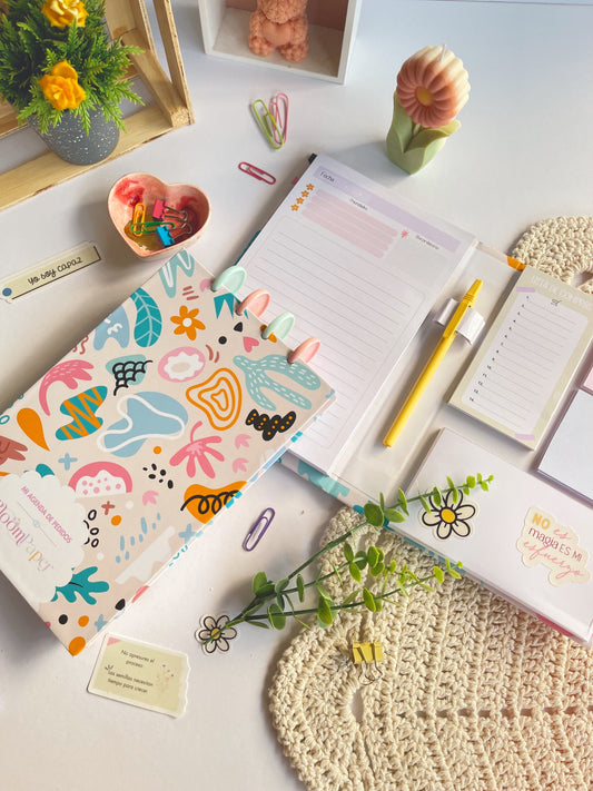 Agenda de pedidos + block de notepads