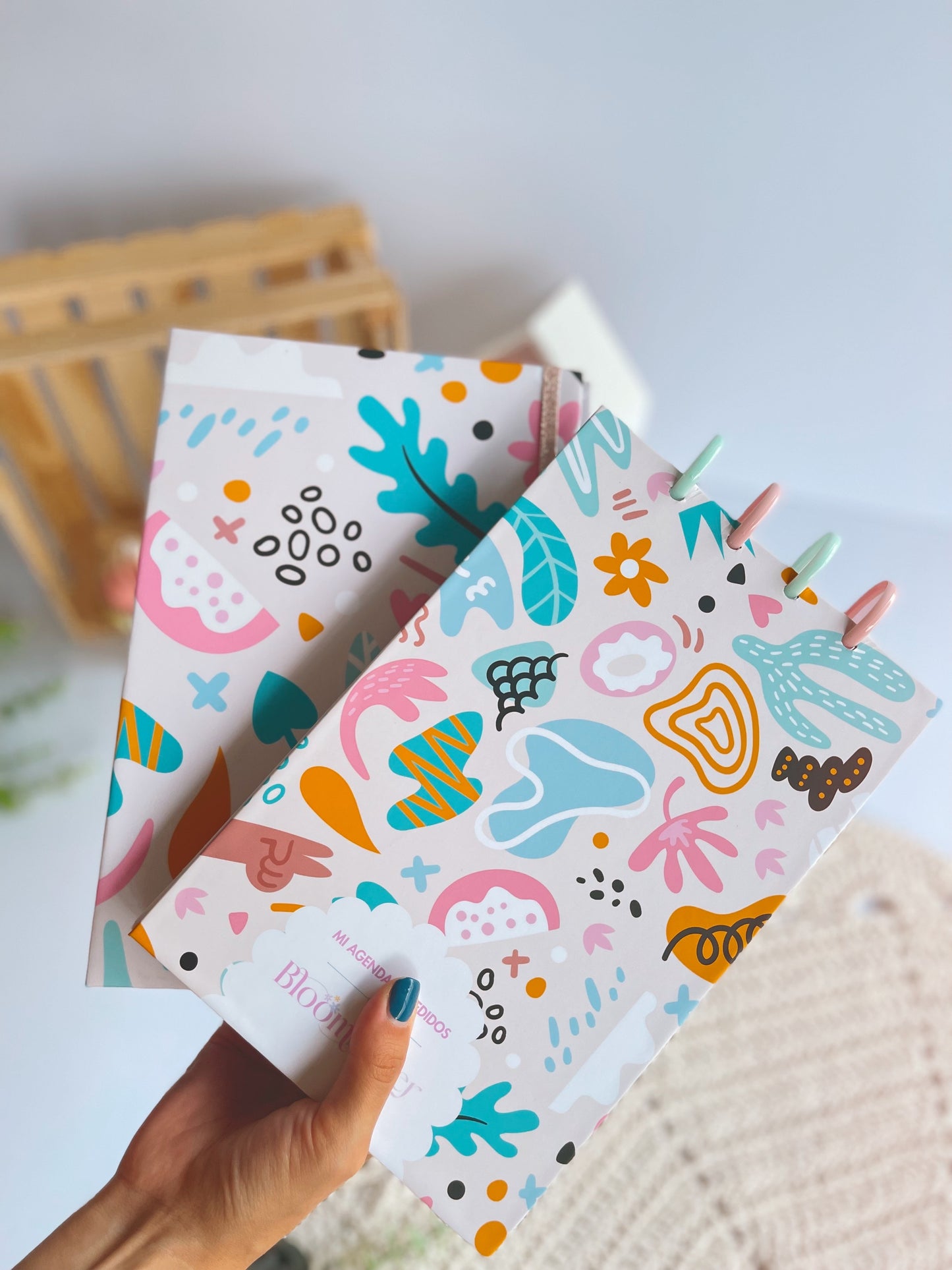 Agenda de pedidos + block de notepads