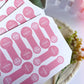 Sticker para cerrar burbujas o cajas
